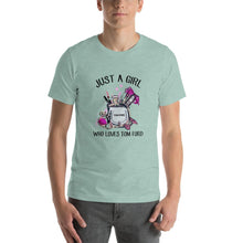 Load image into Gallery viewer, Just a girl who loves Tom Ford Unisex T-Shirt