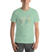Load image into Gallery viewer, Vintage 1949, April 24th Unisex T-Shirt